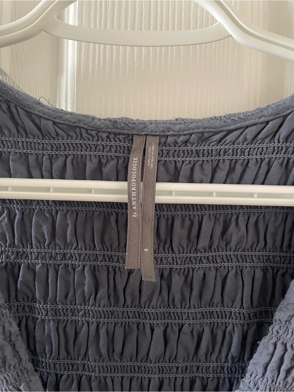 Anthropologie Slate Blue Midi Dress - Picture 9 of 9